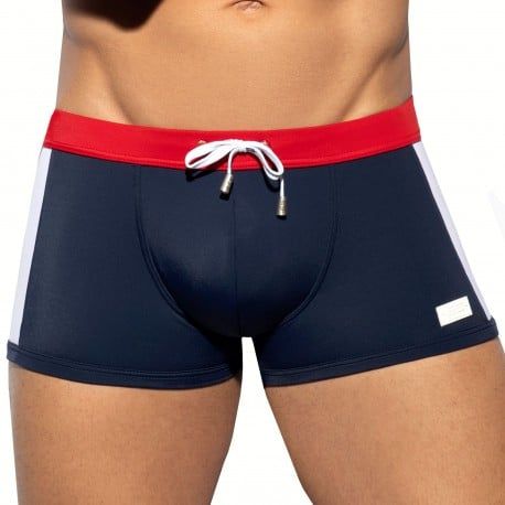 ES Collection Boxer de Bain Flag Bleu - Blanc - Rouge