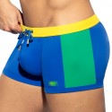 ES Collection Boxer de Bain Flag Bleu - Vert - Jaune