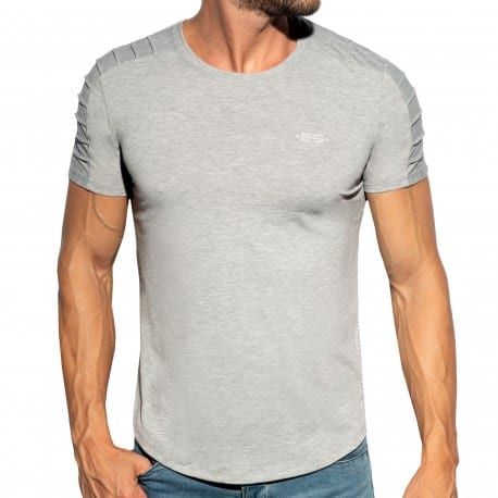 ES Collection T-Shirt Raglan Gris Chiné