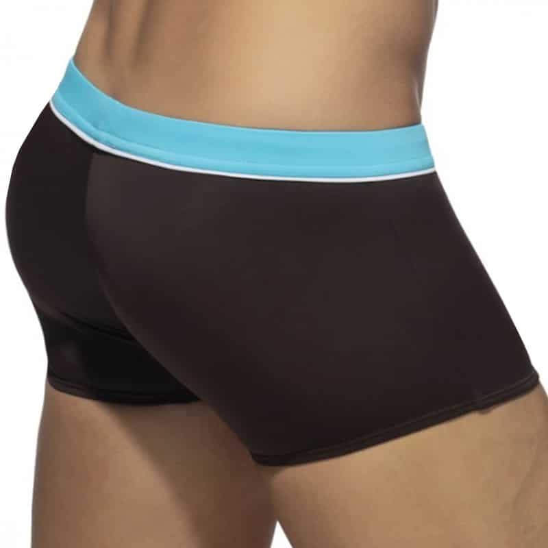 Addicted Sport Detail Binding Swim Trunks - Brown