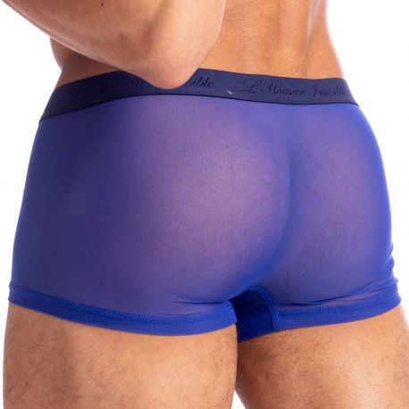L'Homme invisible Caprera Hipster Push-Up Trunks - Blue