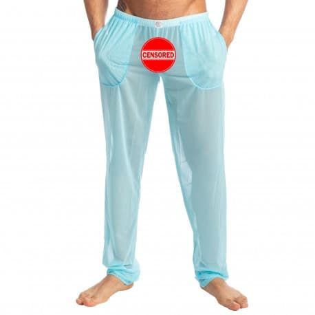 L'Homme invisible Cristallo Lounge Pants - Sky Blue