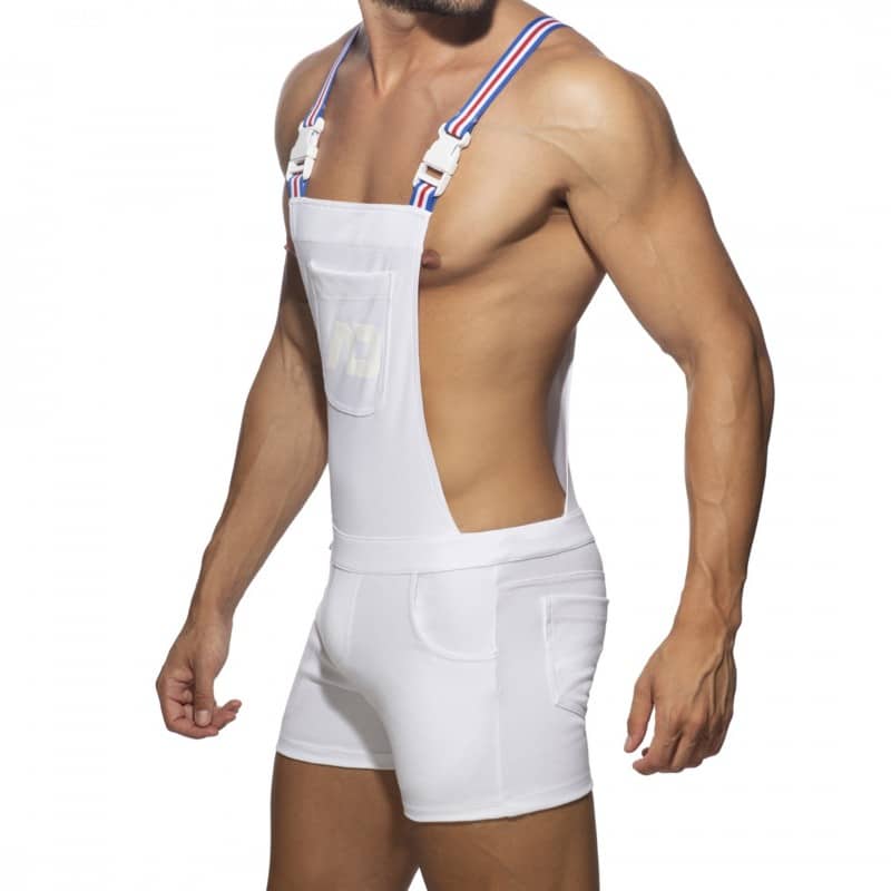 Addicted AD Cotton Overalls - White