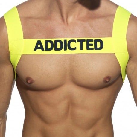 Addicted Harnais Neon Jaune Fluo