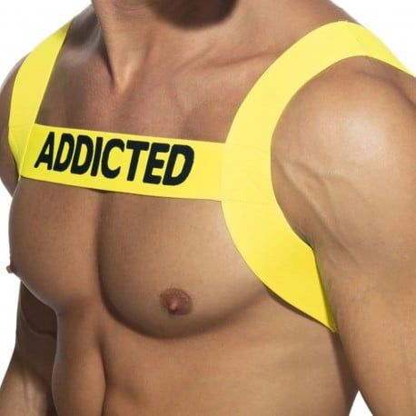 Addicted Harnais Neon Jaune Fluo