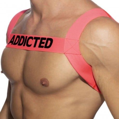 Addicted Harnais Neon Rose Fluo