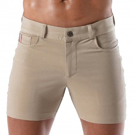 TOF Paris Bermuda Chino Patriot Beige