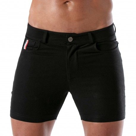 TOF Paris Bermuda Chino Patriot Noir