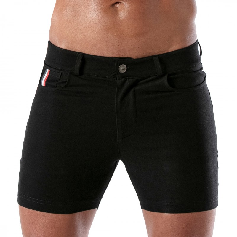 TOF Paris Patriot Chino Shorts - Black