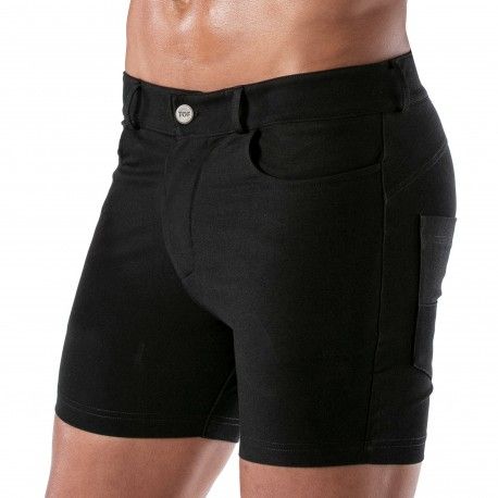 TOF Paris Bermuda Chino Patriot Noir