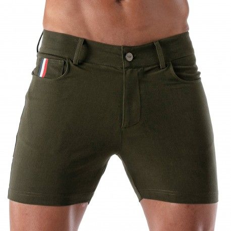 TOF Paris Bermuda Chino Patriot Kaki