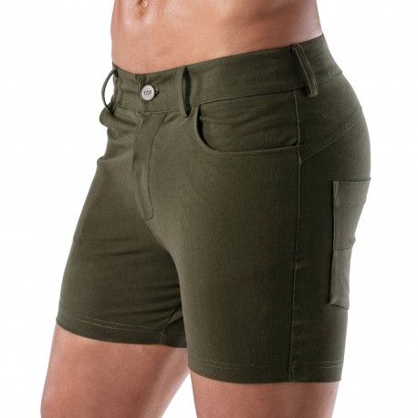 TOF Paris Bermuda Chino Patriot Kaki
