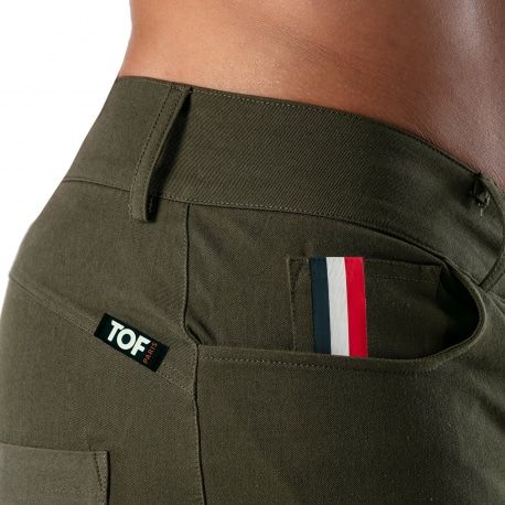TOF Paris Bermuda Chino Patriot Kaki