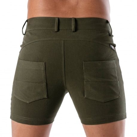 TOF Paris Bermuda Chino Patriot Kaki