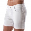 TOF Paris Bermuda Chino Patriot Blanc