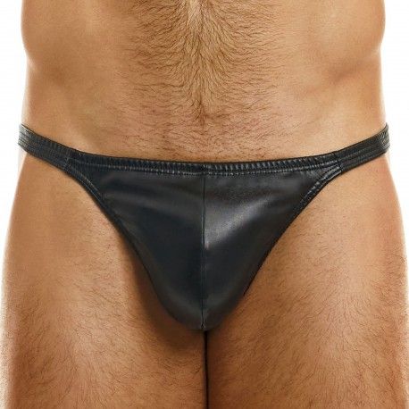Modus Vivendi String Pleasure Simili-Cuir Noir