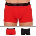 HOM Lot de 2 Boxers H01  Noir - Rouge