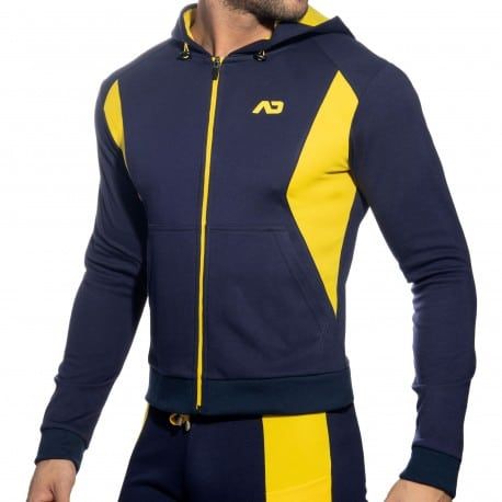 Addicted Veste Sport AD Coton Bleu Marine