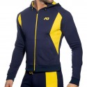 Addicted Veste Sport AD Coton Bleu Marine