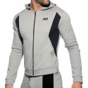 Addicted Veste Sport AD Coton Gris Chiné