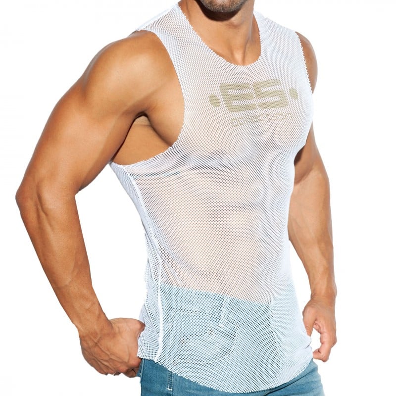 ES Collection Débardeur Mesh Broad Blanc