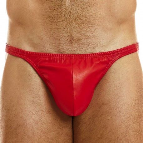 Modus Vivendi String Pleasure Simili-Cuir Rouge