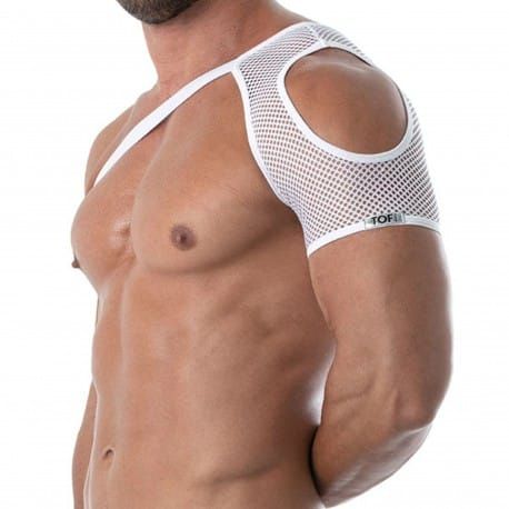 TOF Paris Harnais d'Epaule Circuit Mesh Blanc