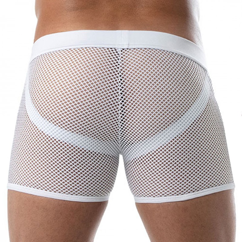 TOF Paris Circuit Mesh Jock Boxers - White
