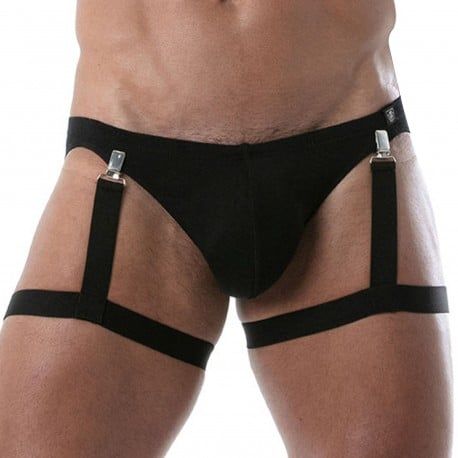 TOF Paris Harnais de Cuisse Circuit Noir (pour une jambe)