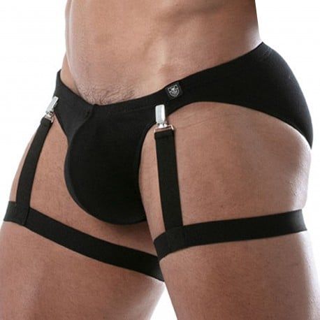 TOF Paris Harnais de Cuisse Circuit Noir (pour une jambe)
