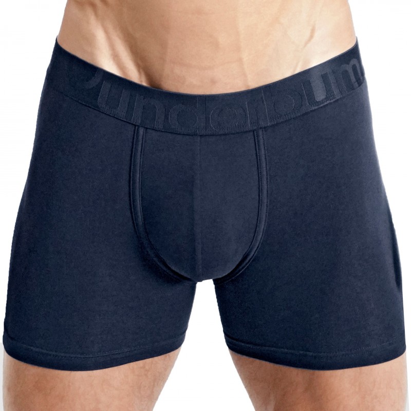Rounderbum Boxer Long Padded Bleu Marine