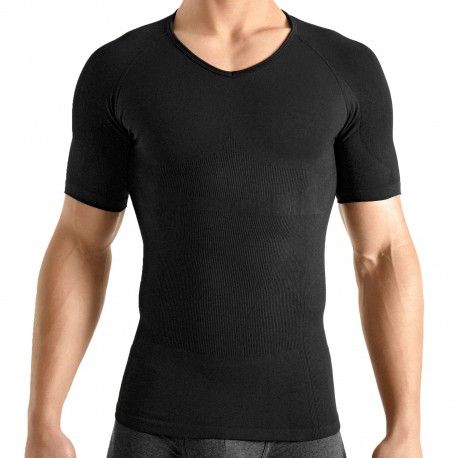 Rounderbum T-Shirt Seamless Compression Noir