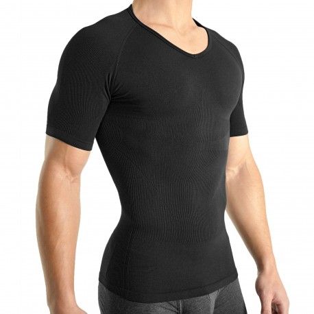 Rounderbum T-Shirt Seamless Compression Noir