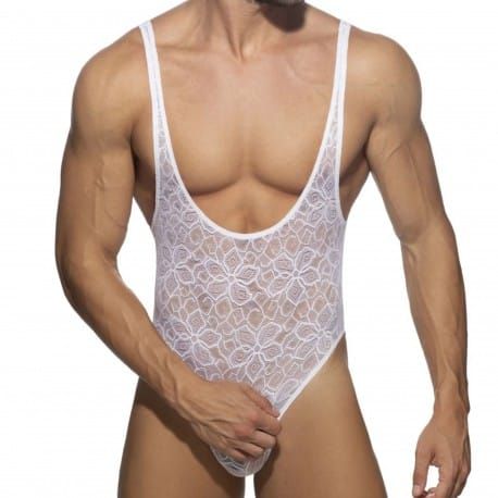 Addicted Body Dentelle Florale Blanc