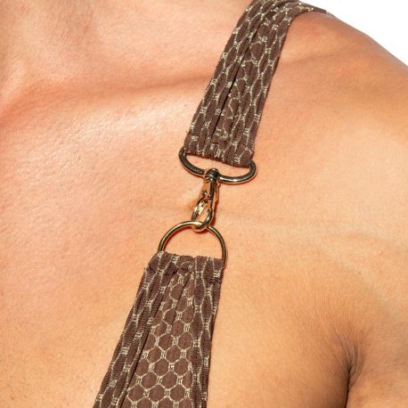 ES Collection Luxury Body Thong - Brown
