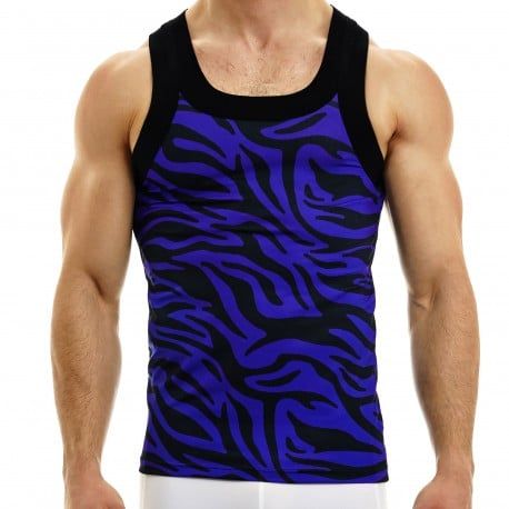 Modus Vivendi Débardeur Tiger Bleu