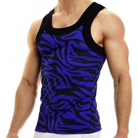 Modus Vivendi Débardeur Tiger Bleu