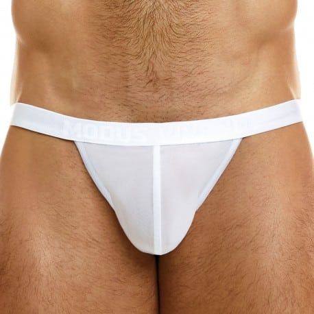 Modus Vivendi Slip Tanga Muslin Blanc