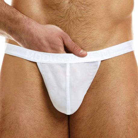 Modus Vivendi Slip Tanga Muslin Blanc