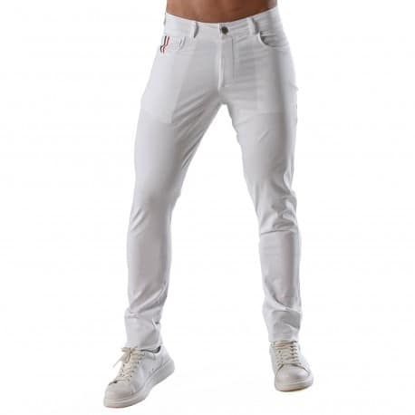 TOF Paris Pantalon Chino Patriot Blanc