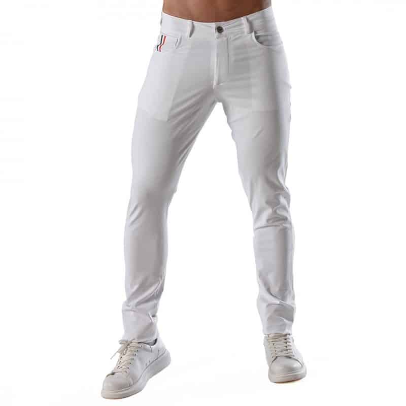 TOF Paris Pantalon Chino Patriot Blanc