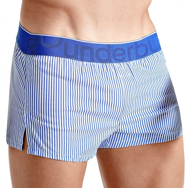 Rounderbum Boho Trip Lift Boxer Shorts - Blue