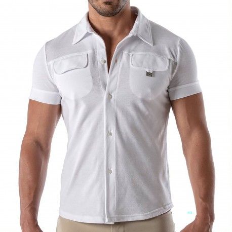 TOF Paris Chemisette Coton Patriot Blanche