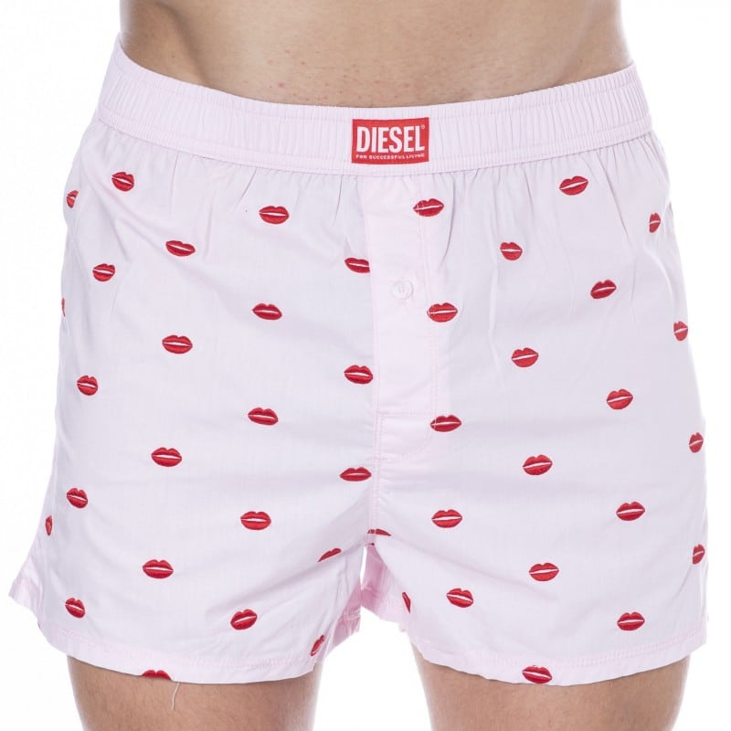 Diesel Caleçon Kiss Coton Rose