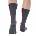 Tommy Hilfiger Lot de 2 Paires de Chaussettes Rayure Iconique Grises