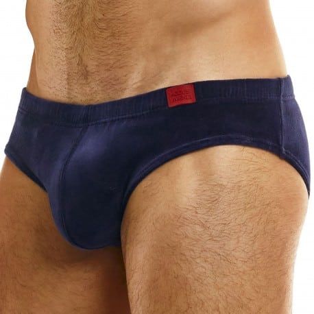 Modus Vivendi Slip Classique Velvet Bleu Marine