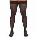  Mesh Thigh-Highs - Black