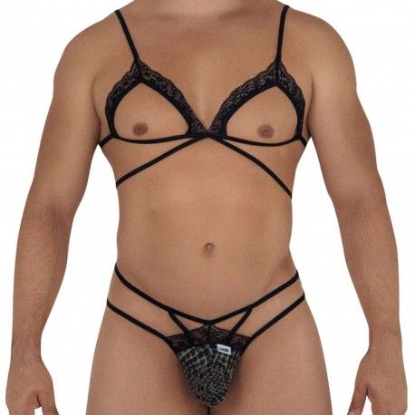  Harness - Thong Outfit - Snake