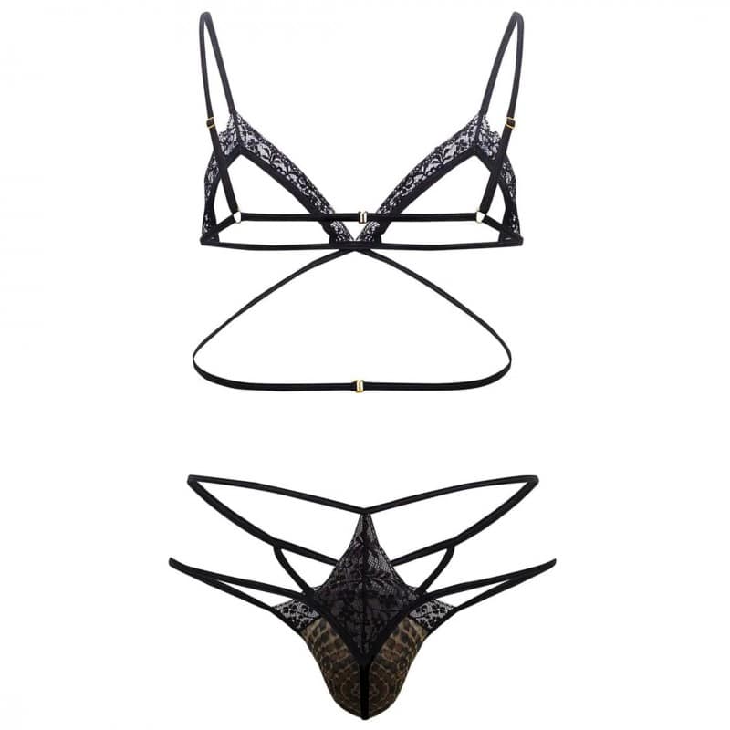  Harness - Thong Outfit - Snake