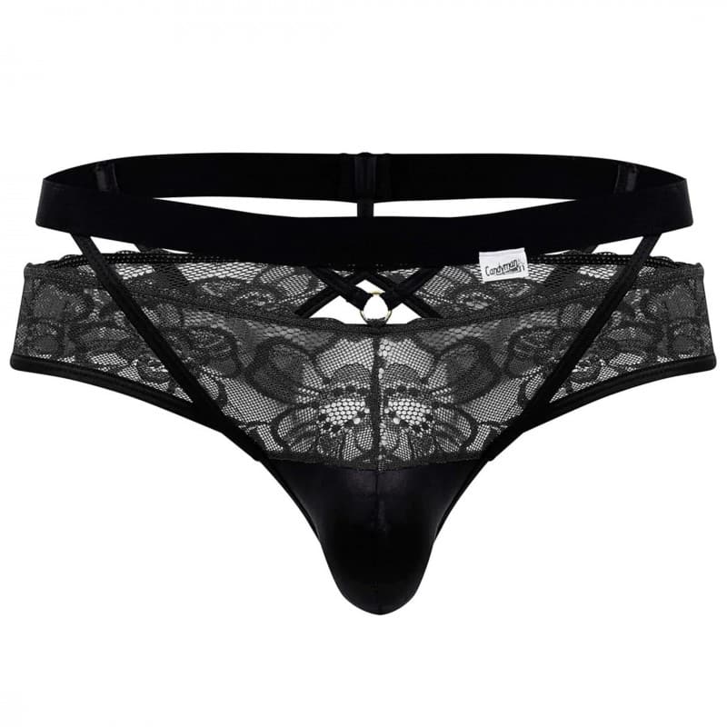  Lace Jockstrap - Black